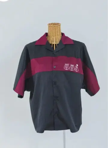 Stella 아마츠키 리버서블 셔츠 블랙 x 레드