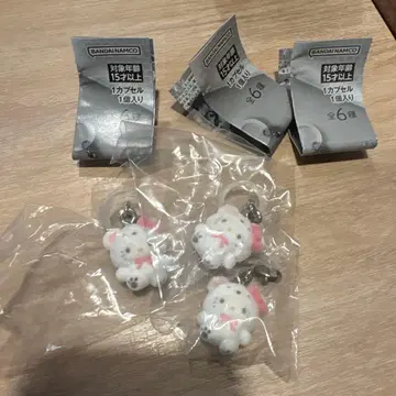 산리오 메지루시 액세서리 후와후와 스노우 헬로키티 3개 세트