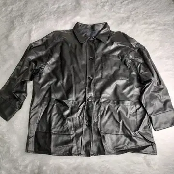 레더 자켓 인조 가죽 M 빅 사이즈 INGNI 가죽 자켓 여성용