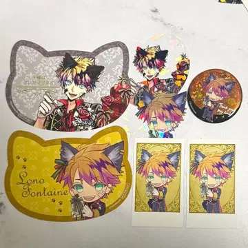 악마고양이 난자타운 로노 홀로그램 캔뱃지 구매 혜택 포토 카드