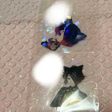 악마 집사와 검은 고양이 아쿠네코 난자 유한 반짝이는 클리어 카드