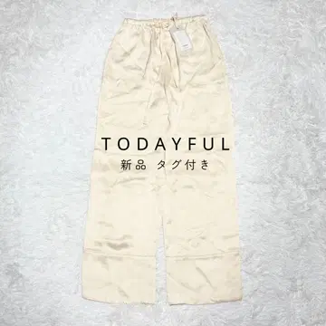 새상품 25년 TODAYFUL 투데이풀 satin easy pants