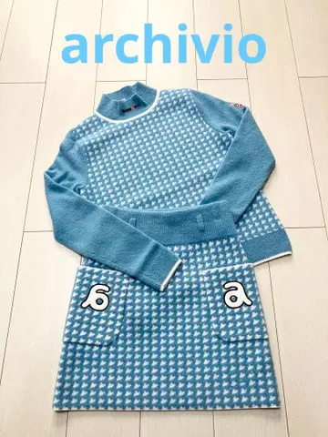 새상품급 아르치비오(archivio) 니트 풀오버 스커트 사이즈 36