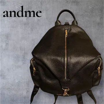 andme 2way 럭색 백팩 가죽 느낌 마마백 블랙