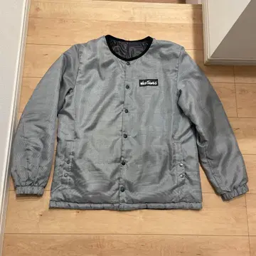 WILD THINGS 그레이 체크 자켓 리버서블 플리마켓 로프트