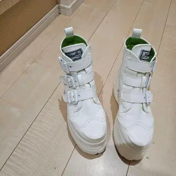 [ 38인치 24cm ] 요스케 yosuke 통굽 부츠 스니커즈