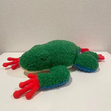 개구리형 봉제 인형