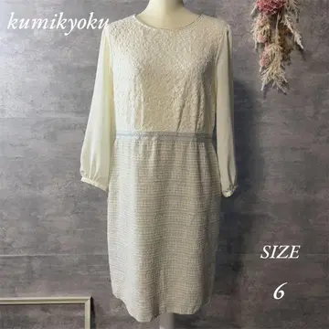 KUMIKYOKU 포멀 도킹 원피스 레이스 빅 사이즈 6