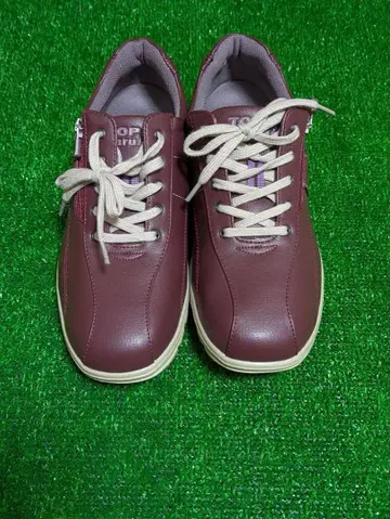 토파즈 시니어 스니커즈 23.5 EEE 와인 레드