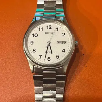 세이코 크로노스 5h23 7d40 아라비아 숫자 쿼츠 손목시계