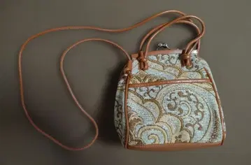 미 누에르 자카드 숄더백