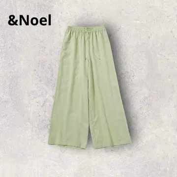 와이드 팬츠 컬러 팬츠 허리밴딩 하이웨스트 캐주얼 심플 무지