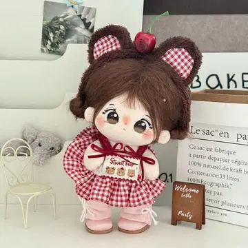 20cm 봉제 인형용 옷 갈아입기 의류 활 옷 2세트