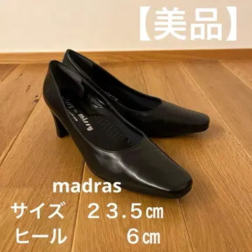 [ 새상품급 ] missy by madras 블랙 스퀘어토 하이힐