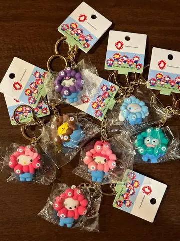 [ 7세트 ] 산리오 미야쿠미야쿠 파스텔 키링