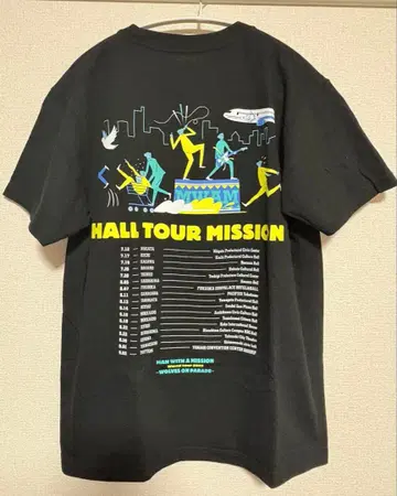 MAN WITH A MISSION 티셔츠 M 사이즈 블랙