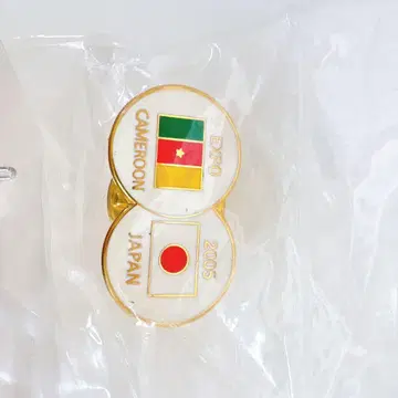카메룬 일본 EXPO 2005 핀 배지 아이치 국제 박람회 만박