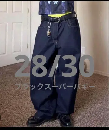 GAP 블랙 슈퍼 배기 28/30