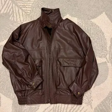 FREAK'S STORE 브라운 가죽 자켓