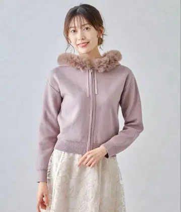 미슈마슈 퍼 니트 후드티 미개봉품