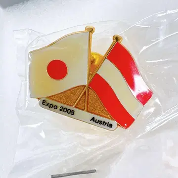Expo 2005 일본 오스트리아 핀 배지 아이치 만국 박람회