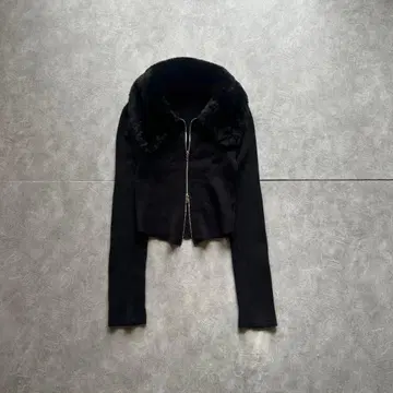 archive grunge fur drivers knit black