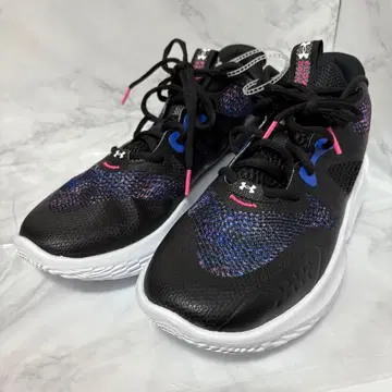 y112803 언더아머 스니커즈 블랙 로고 28cm