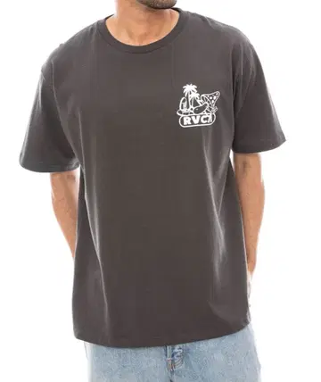 RVCA 루카 SHROOMCATION 빅 실루엣 반팔 티셔츠
