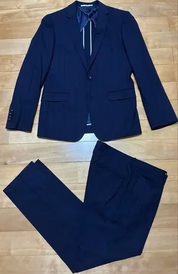 아오야마 양복 블루 블루 계열 수트 셋업