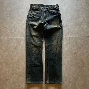 wrangler grunge fade denim pants y2k