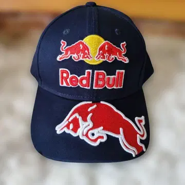 RedBull 자수 로고 네이비 조절 캡 모자 F1 트래커