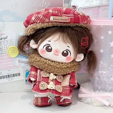 20cm 봉제 인형용 옷 갈아입기  옷 4세트