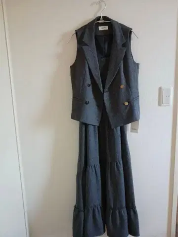 SNIDEL 그레이 슬리브리스 원피스