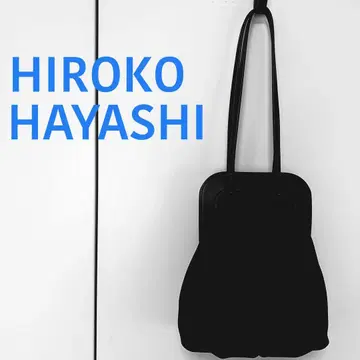 HIROKO HAYASHI 블랙 핸드백 스타일리시 경량 새상품급
