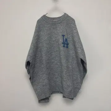 프릭스스토어 LA 로고 자수 그레이 스웨터 다저스 남성용 M