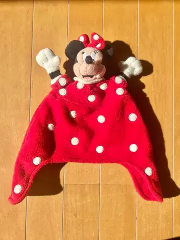 미니 마우스 물방울 패턴 캡 레어