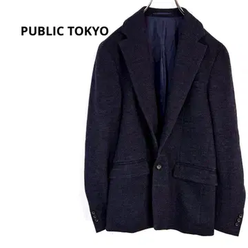 퍼블릭 도쿄 [ S ] 테일러드 자켓 울 비즈니스 오피스