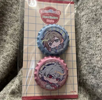 ChroNoiR 뉴 레트로 스타일 왕관 캔뱃지 세트 캔뱃지 니지산지