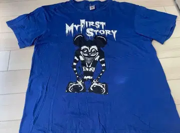 초기 마이파스 군 셔츠 파란색 L 사이즈