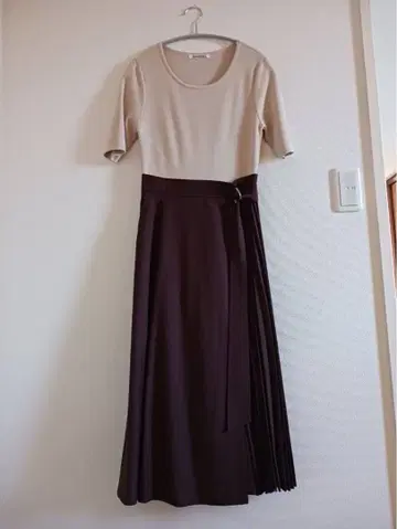 SNIDEL 베이지/브라운 원피스