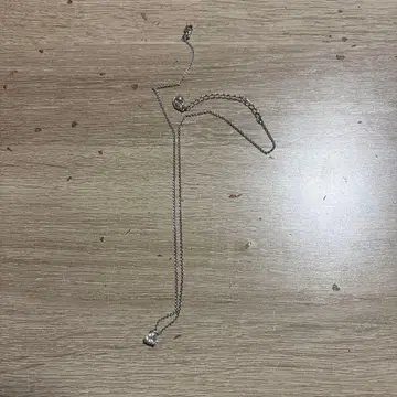 스와로브스키 실버 체인 목걸이 스톤 포함