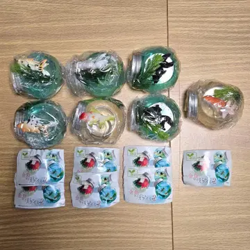 미사용 YELL 금붕어 마이 보틀 슬라이미 2 7개 가챠가챠