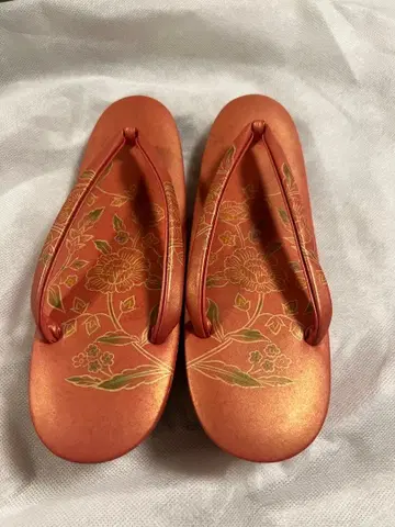 오렌지 꽃무늬 조리