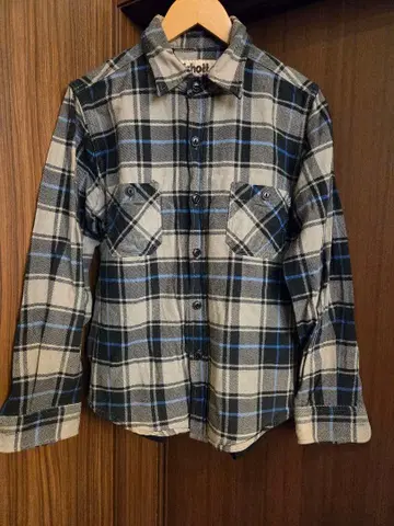 Schott 샷 DELUXE 플란넬 셔츠 체크 뱀 플란넬 40
