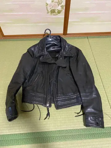 더블 라이더 자켓 블랙 빈티지