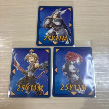 FF9 전시회 유라쿠초 마루이 콰드미스트풍 카드 3장 세트