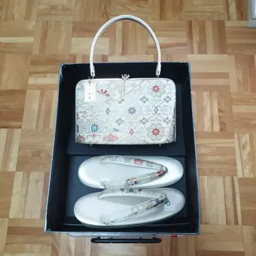 미사용 새상품 기모노 가방과 조리 세트