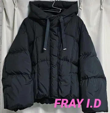 FRAY I.D 후드 숏 다운 코트 다운 자켓 사이즈 1