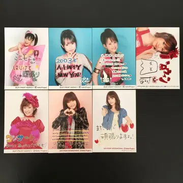 79 모닝구무스메. 타카하시 아이 브로마이드 7장 세트