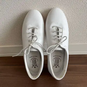 본트레 35 레이스업 재즈 댄스 신발 화이트 발레